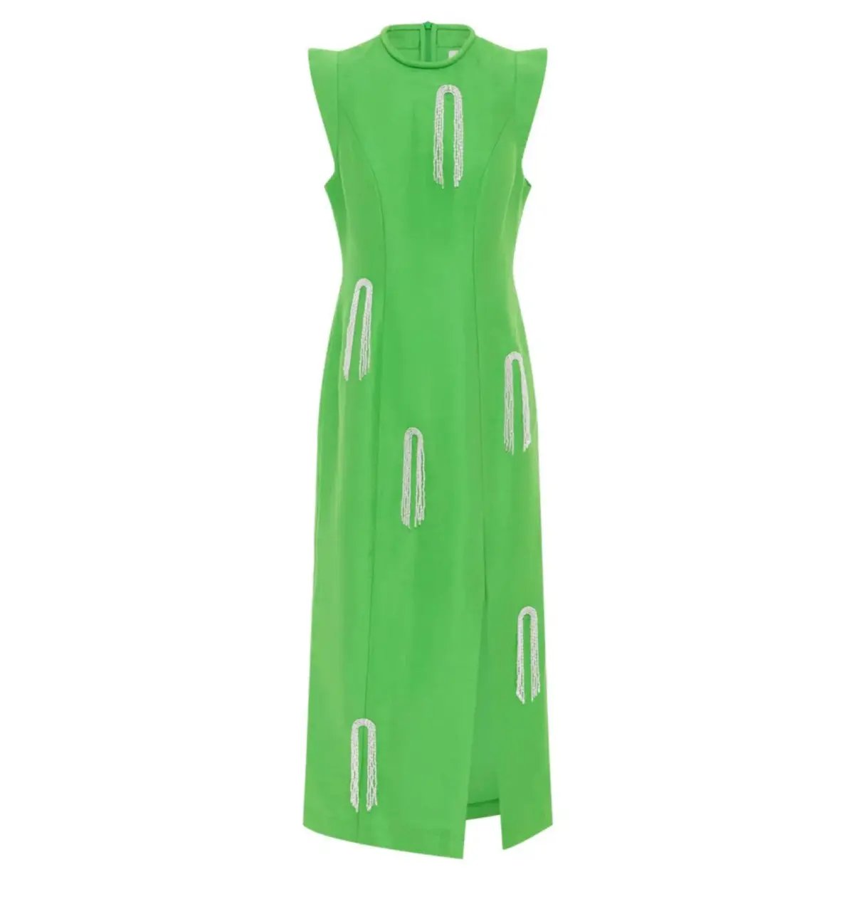 Alemais Dazzle Midi Dress Green Size AU 8 photo 4