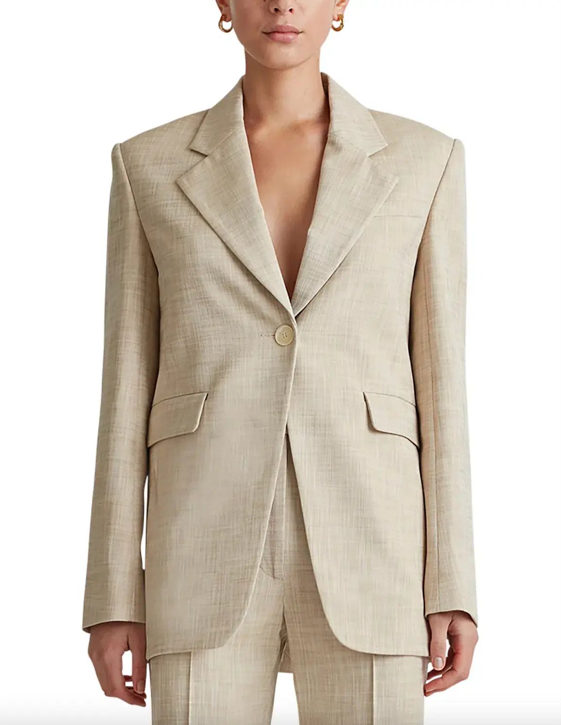 Camilla & Marc Abrera Two-Piece Suit Beige Size 8 photo 2