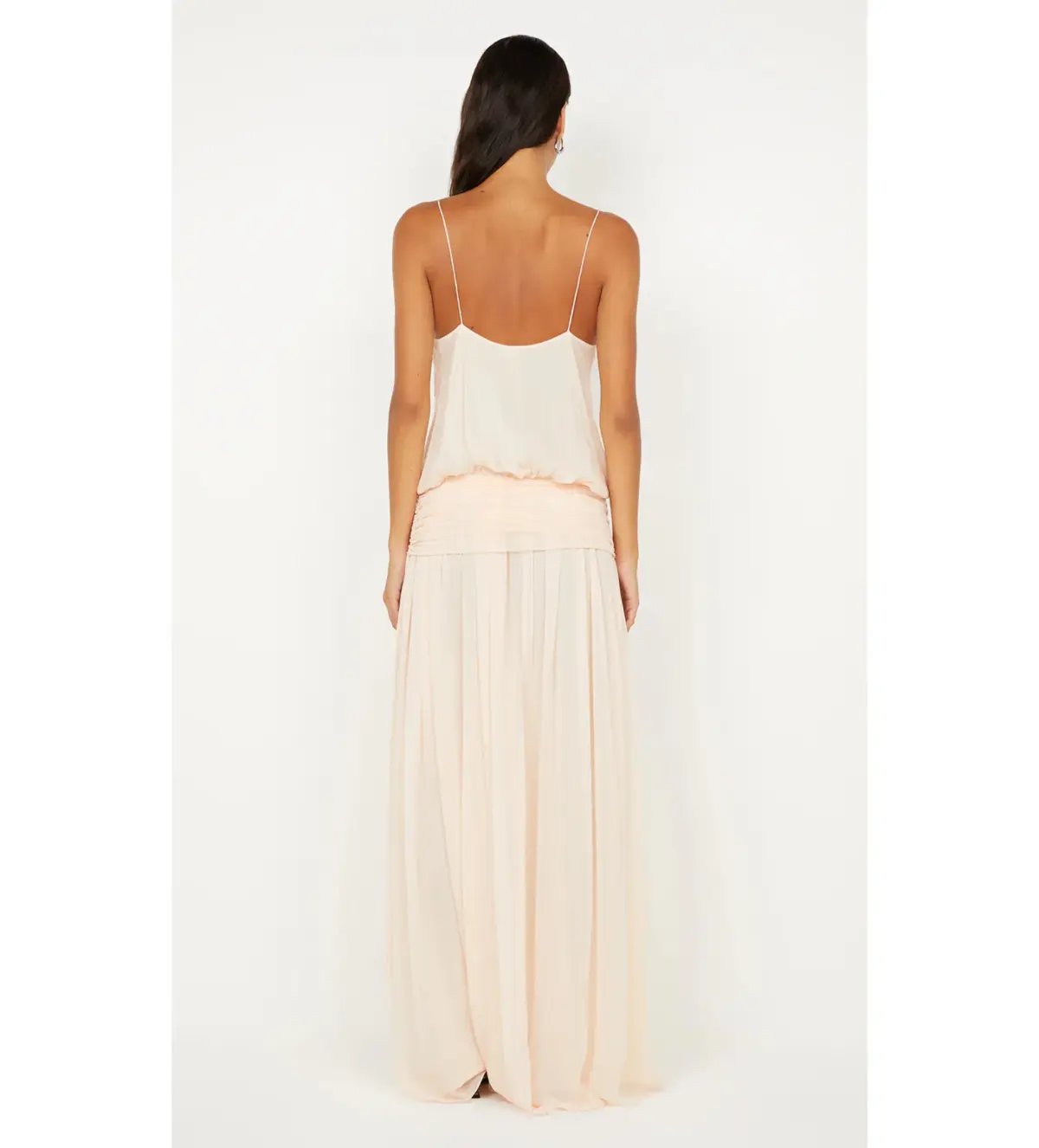 Bec and Bridge Camille Blouson Maxi Dress in Peach Size AU 6 photo 4