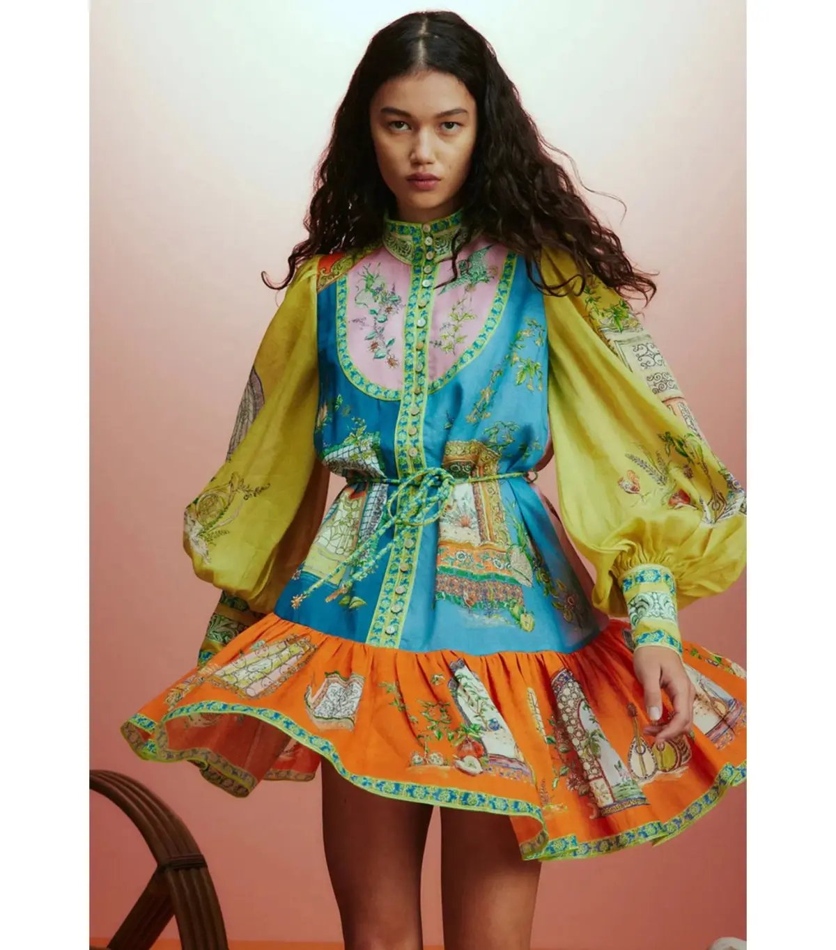 Alemais Monti Mini Dress Multi Size AU 10 photo 4