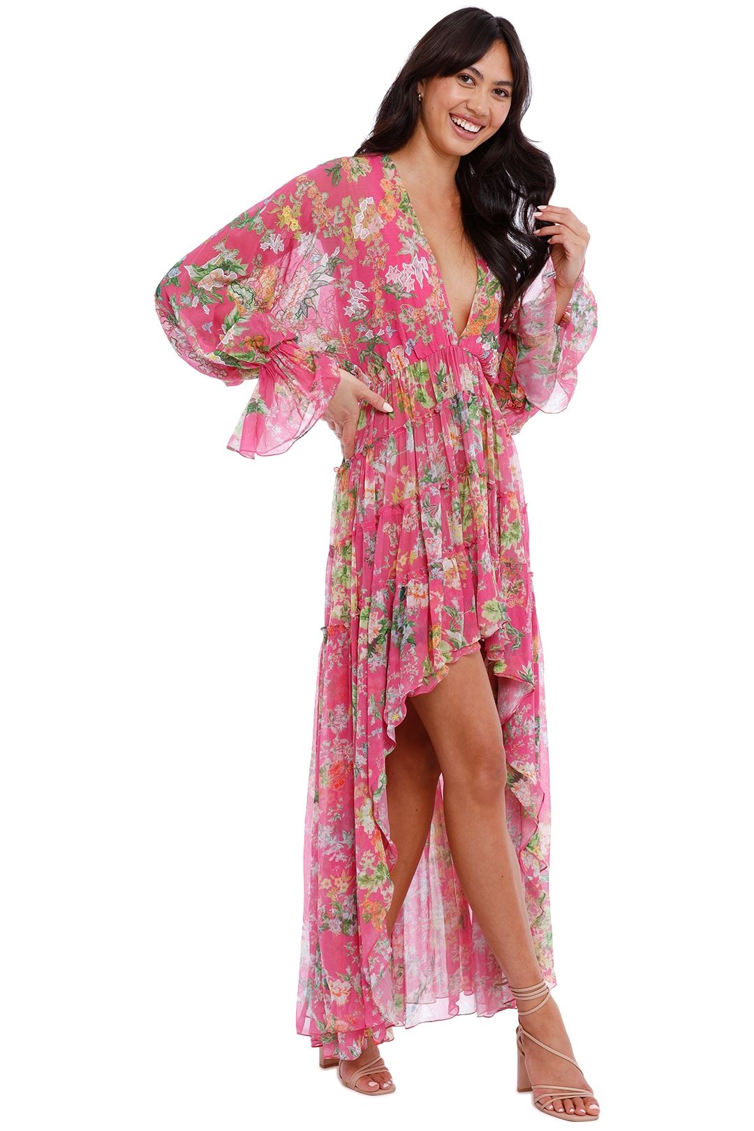 Miyu Hi Lo Dress - Pink photo 3
