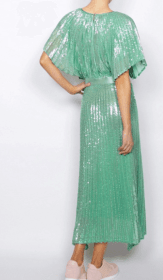Flannel- Smoke and Mirrors Dress in mint size 6 photo 2