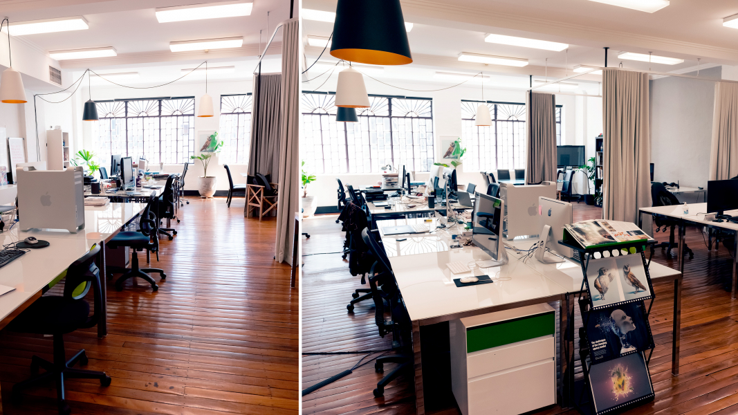 Desks available in production studio photo 5