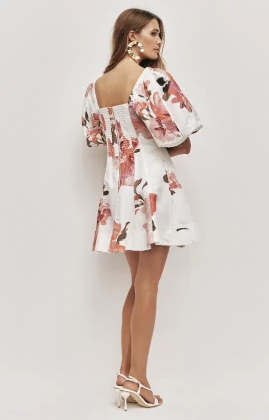 AJE Moderna Mini Dress Rosa Bold Ivory Size 8 photo 2