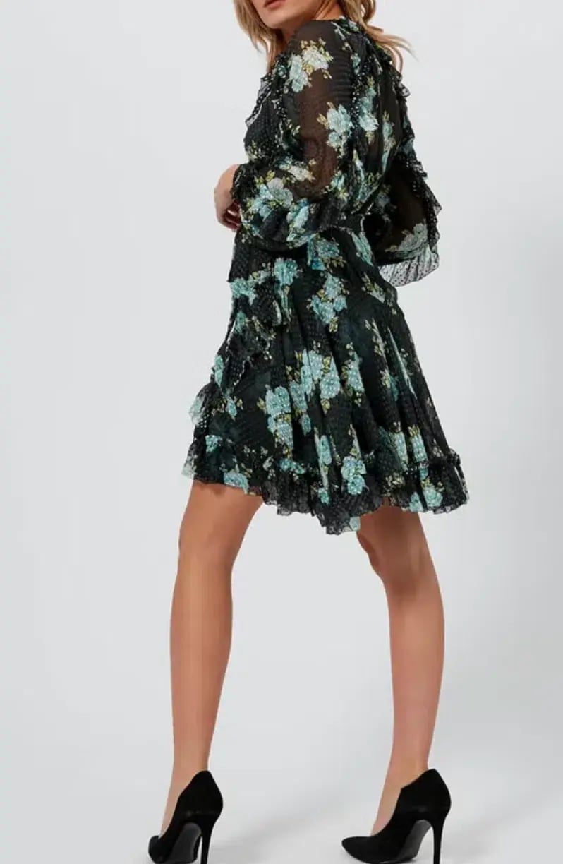 Zimmermann Women's Breeze Ruffle Wrap Dress Size 0P/Au 6 photo 4