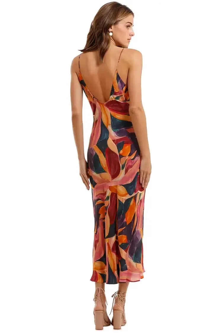 Kachel Billie Dress in Multi Floral Size 12 photo 3