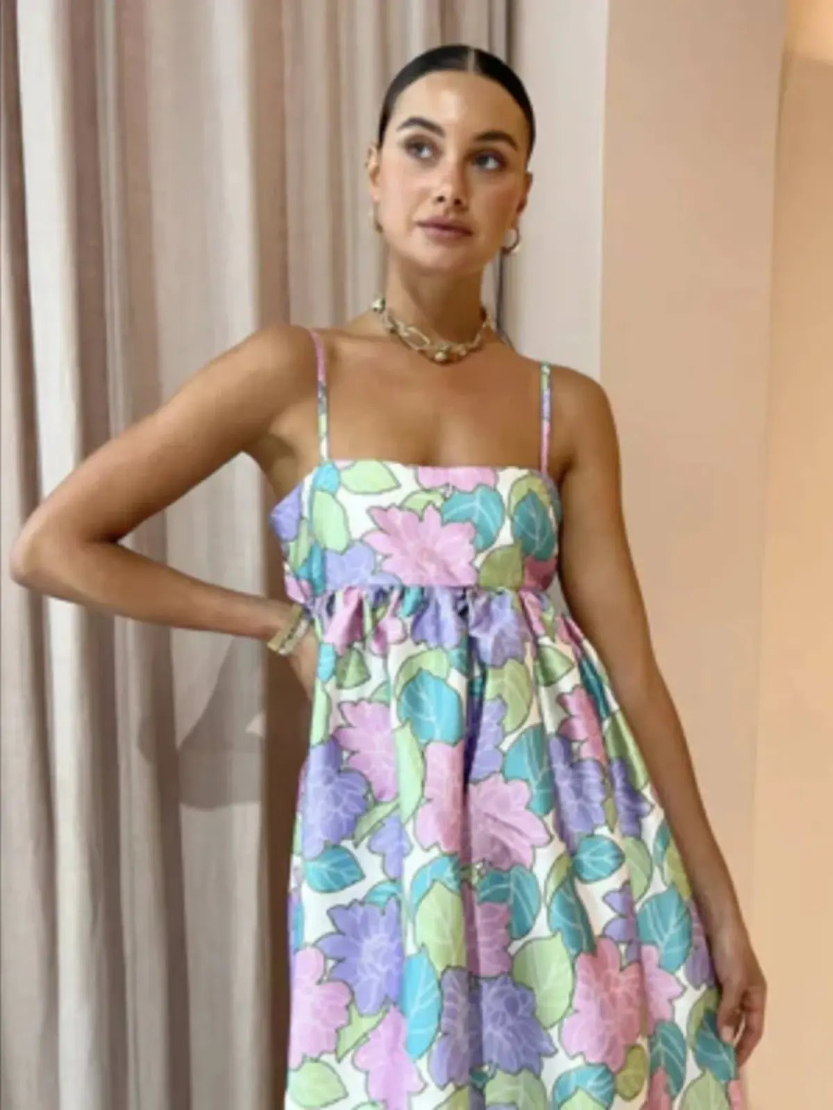 Alemais Luella Midi Dress Floral Size AU 10 photo 2