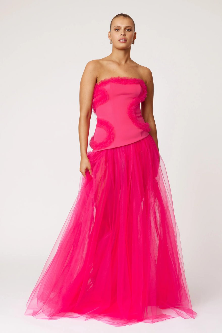 Lexi Emilie Dress - Raspberry photo 4