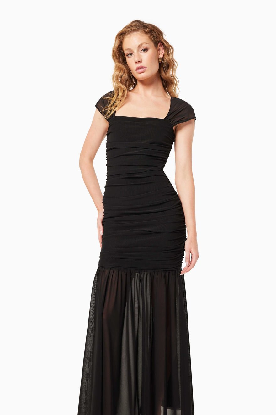 Elliatt Capra Maxi Dress - Black photo 4