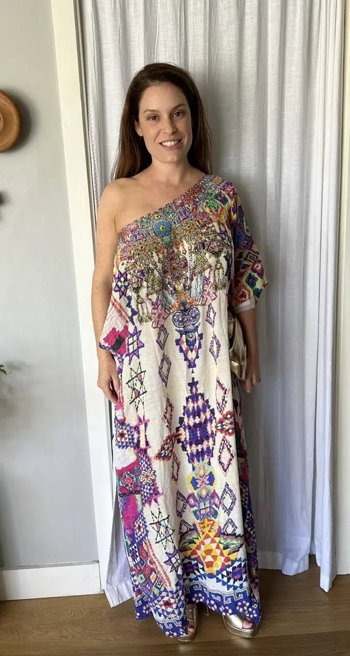 Camilla Mother Knows Best Round Neck Kaftan One Size photo 4