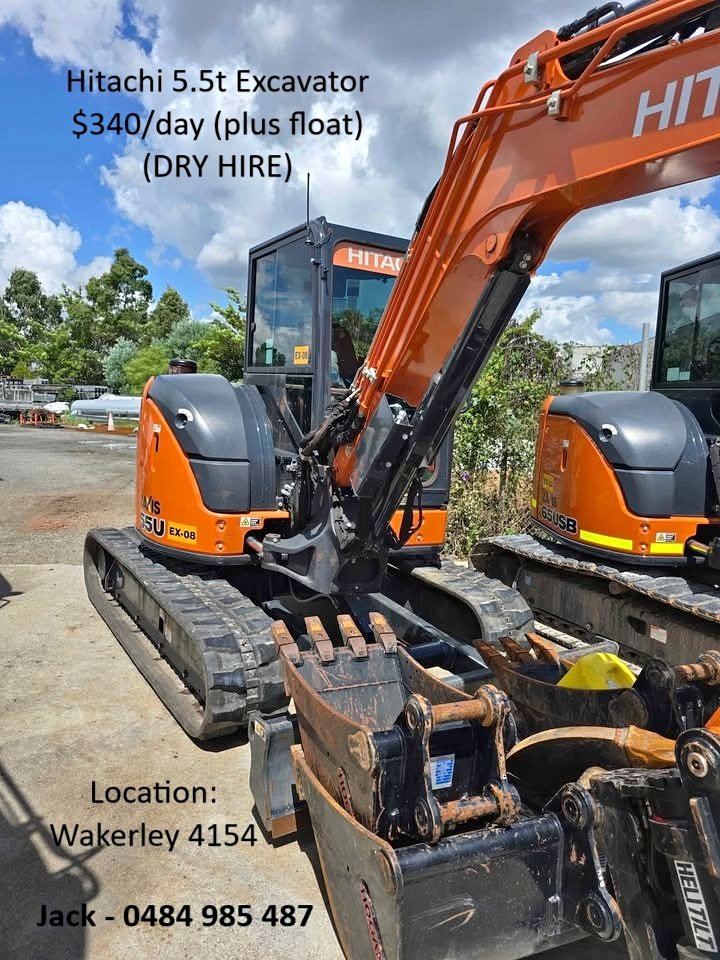 5.5t Excavator ($340/day) [Dry Hire] photo 3