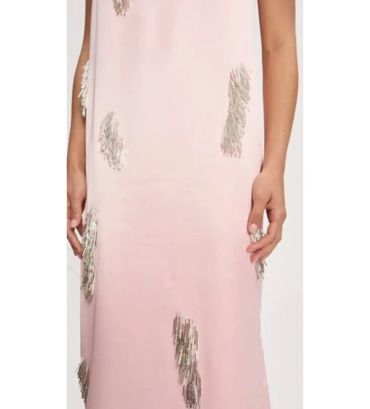 Alemais Cindy Embellished Slip Dress Pink Size 10 photo 3