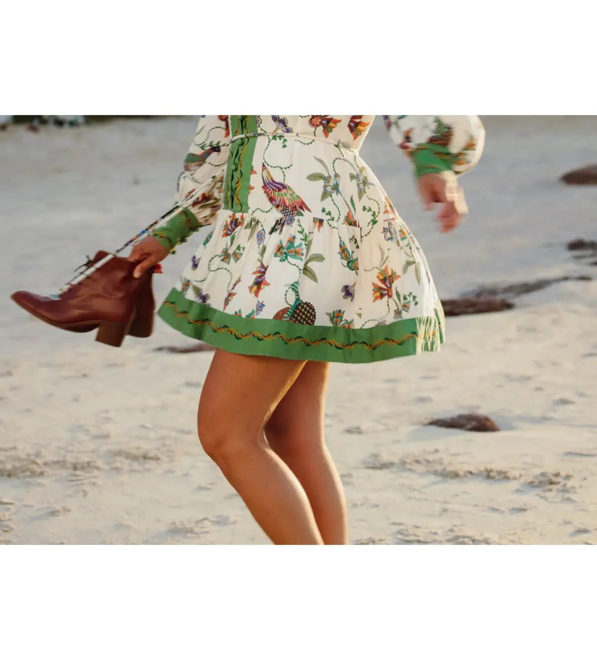 Alemais Birdie Mini Dress Multi Print Size 14 photo 8