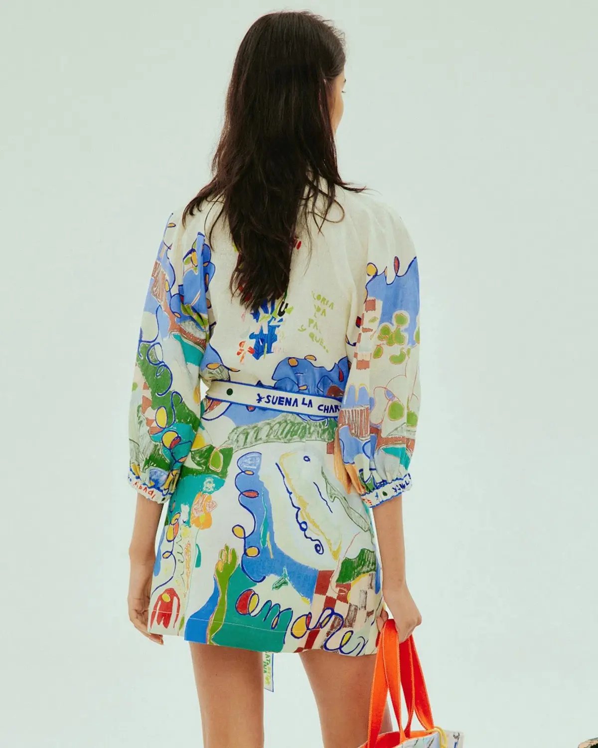 Alemais Nadia Mini Shirtdress Print Size AU 6 photo 5