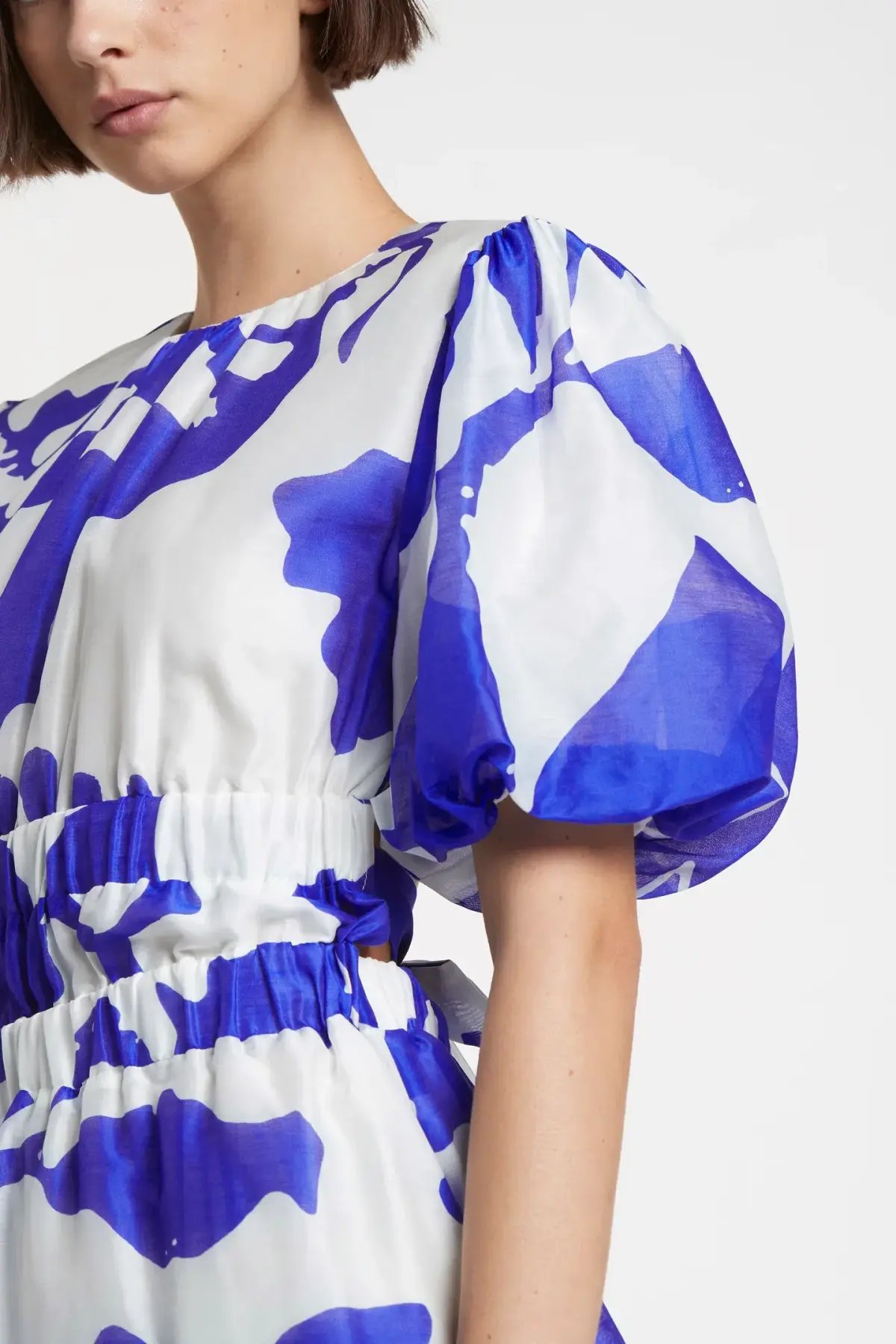 Sir the Label Vivi Open Back Mini Dress Mercen Abstract Print Size 8 photo 2
