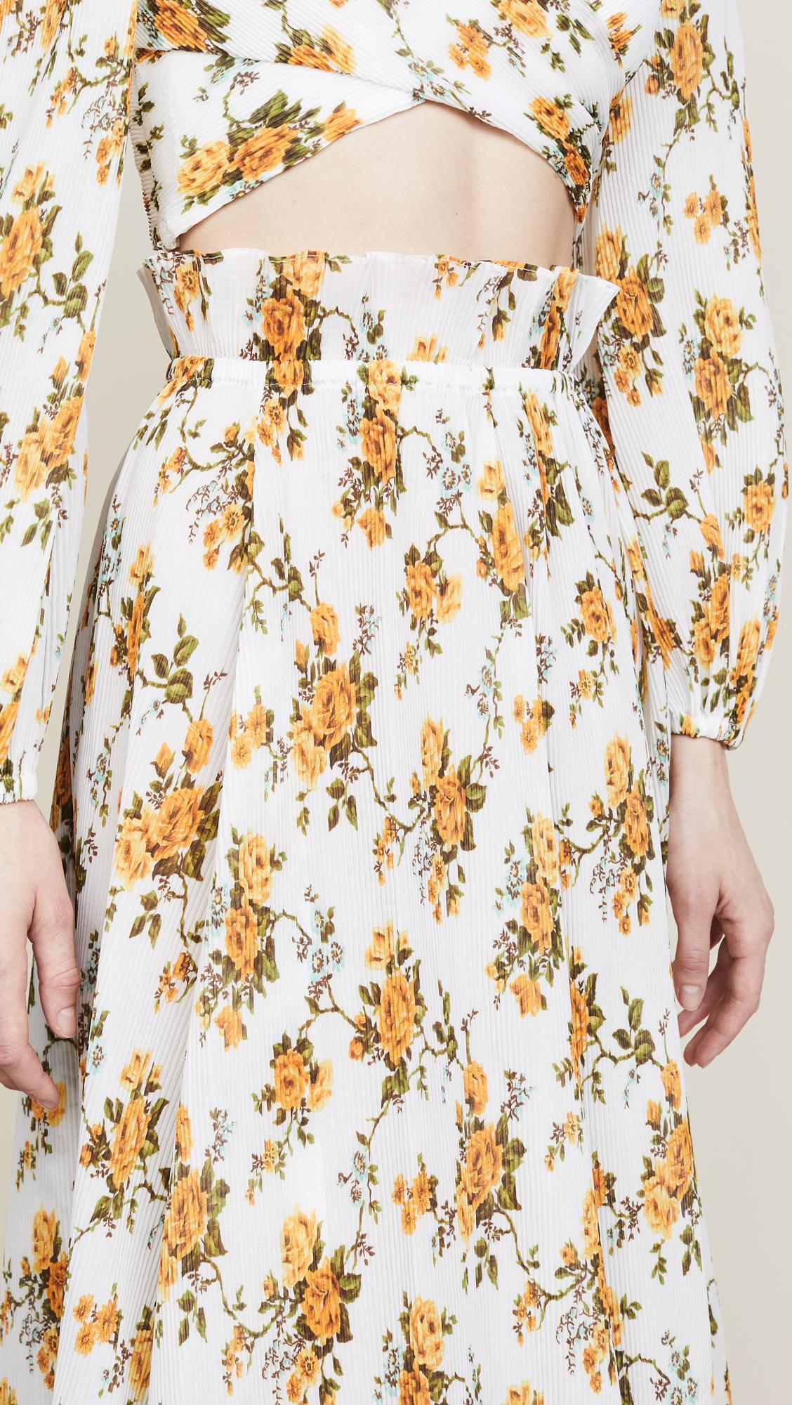 Zimmermann Golden Plisse Skirt photo 3
