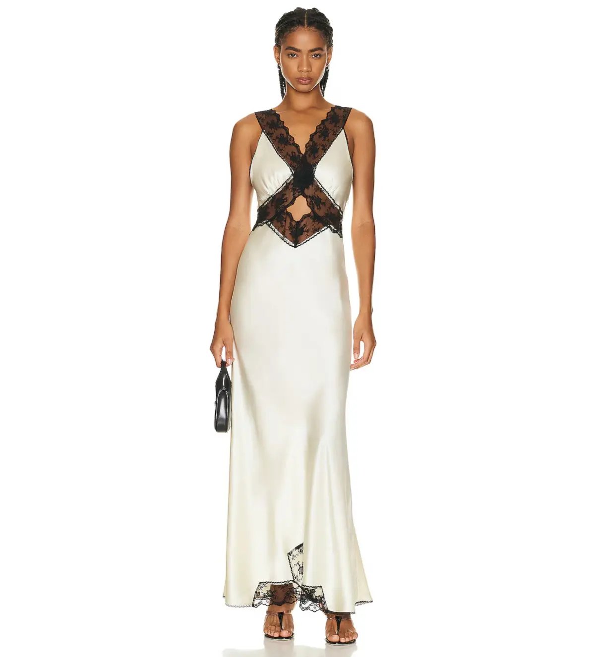 Sir The Label Aries Cut Out Gown – Cream, Size 8 photo 2