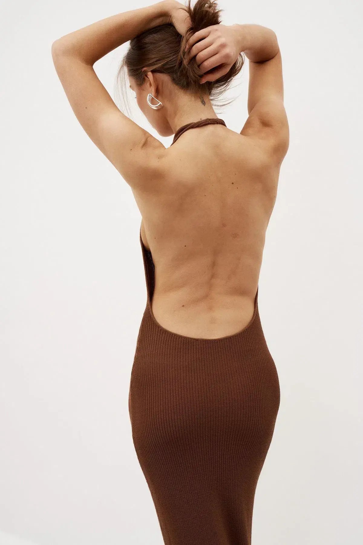 Aya Muse Kala Dress Espresso Size M/AU 10 photo 3