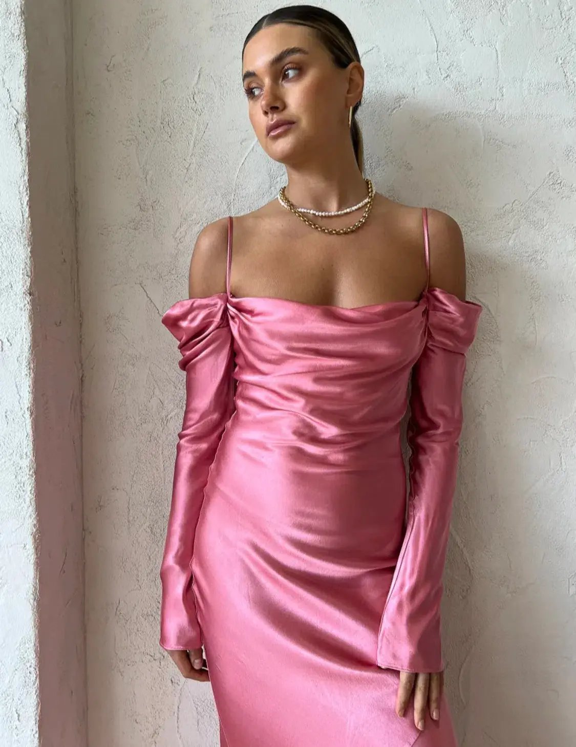 Issy Sereia Dress in Kiss Pink Size 8 photo 2