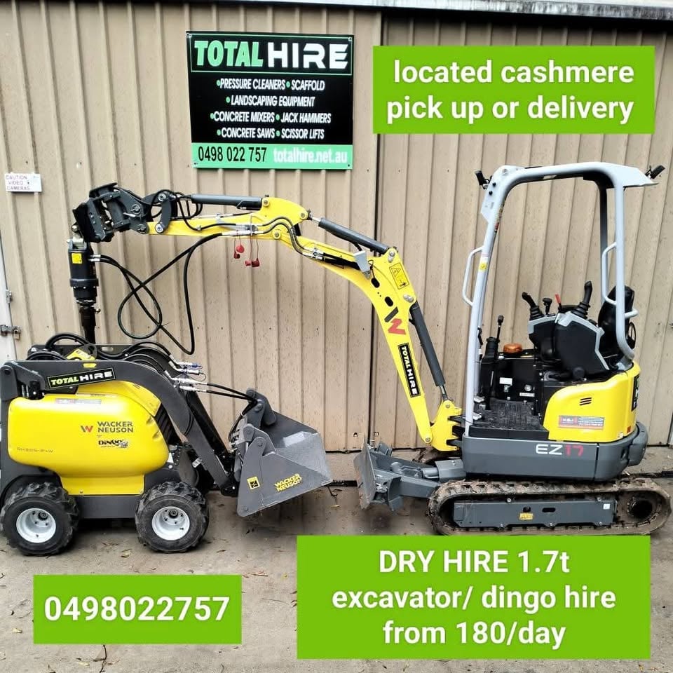 dry hire machines 180/day dingo mini loader positrack excavator skid steer photo 5