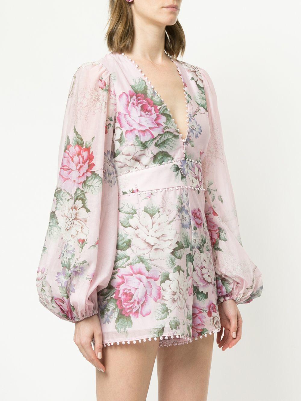 Alice Mccall One By One Playsuit Floral Size 4 photo 2