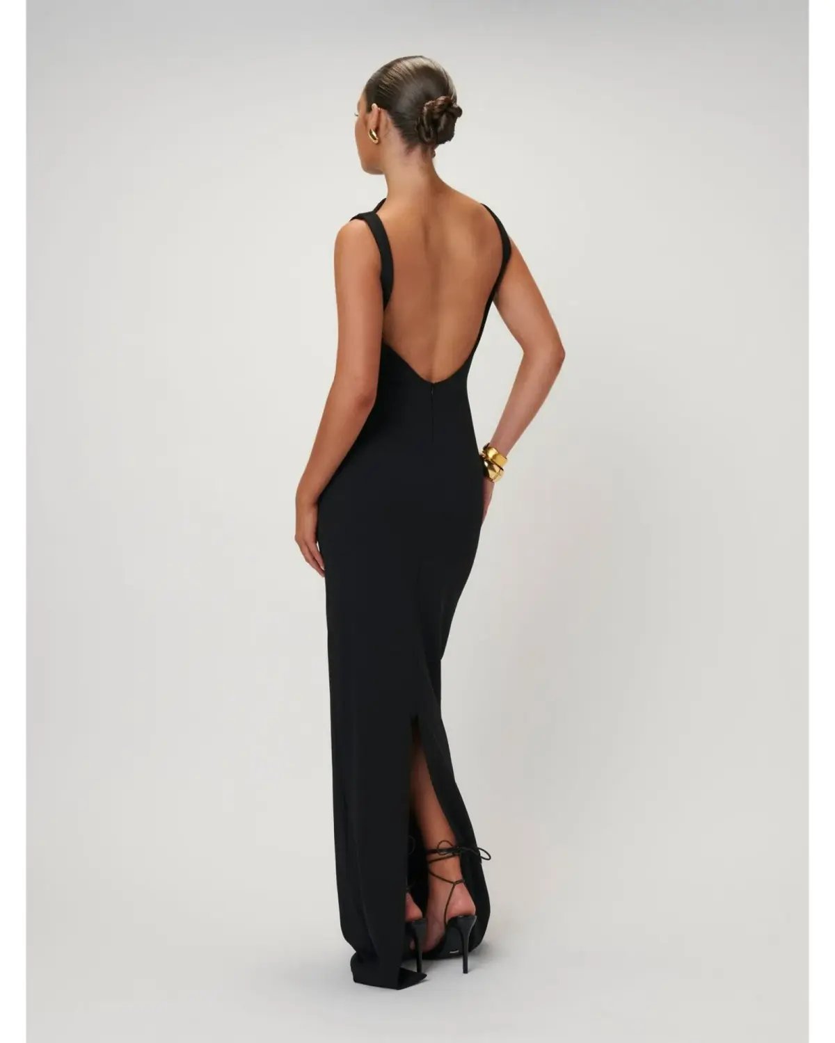 Effie Kats Verona Gown Black Size XS / AU 6 photo 3