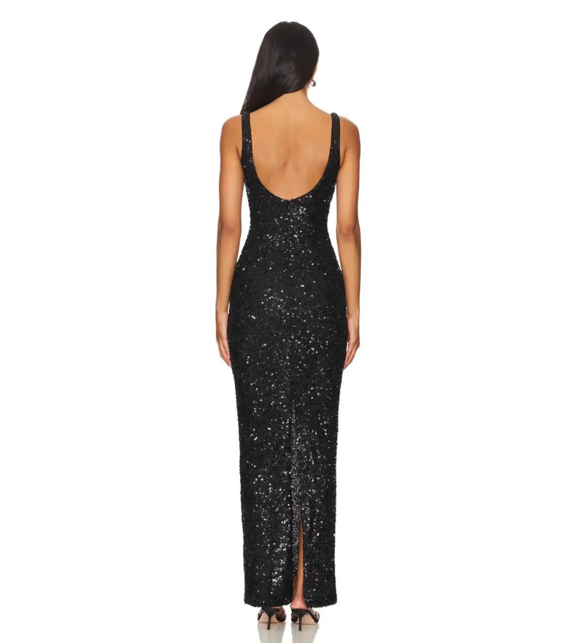 NBD Janhvi Maxi Dress in  Black Size AU 4 photo 2