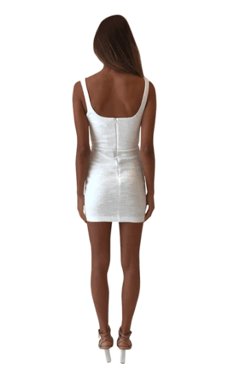 Bec & Bridge Clemence Mini Dress White Size 6 photo 4