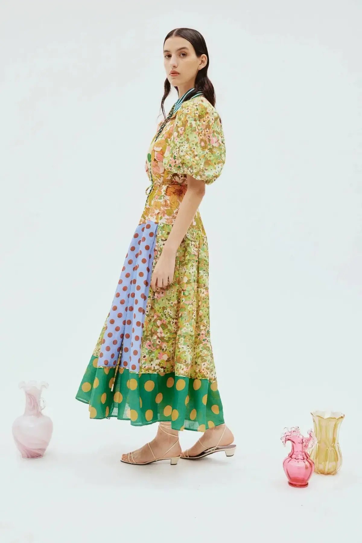 Alemais Finn Shirtdress Multi Floral Size 12 photo 2