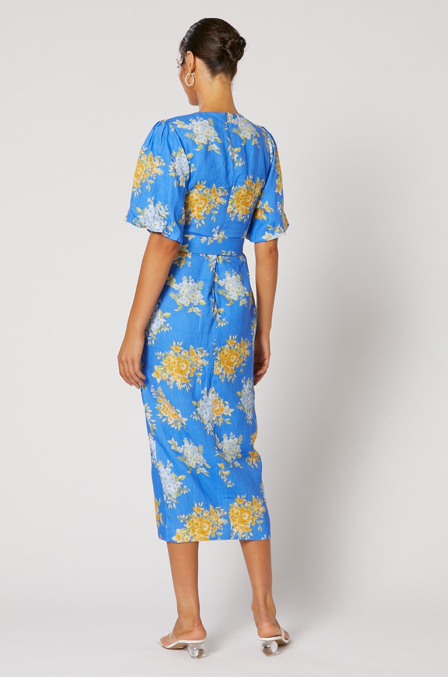 WINONA CICI BLOUSEN DRESS - BLUE PRINT photo 3