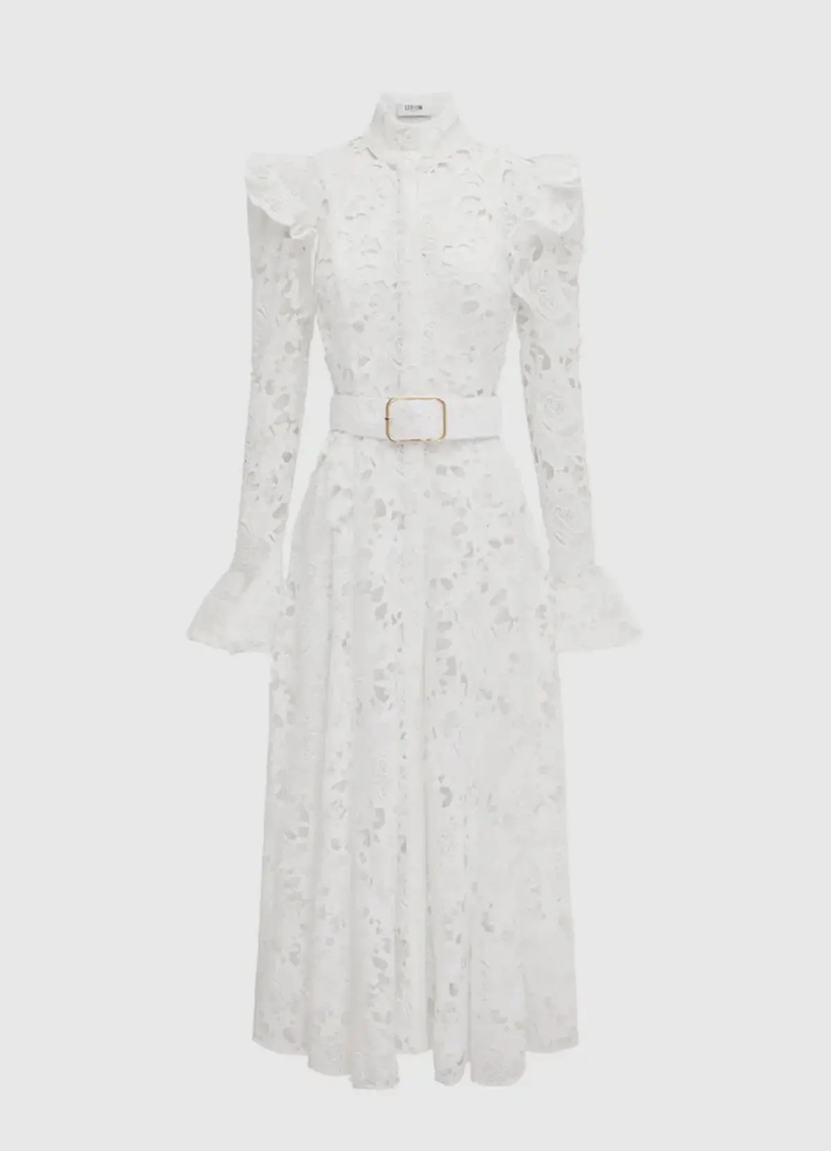 Leo Lin Aliyah Lace Butterfly Sleeve White Size AU 10 photo 8