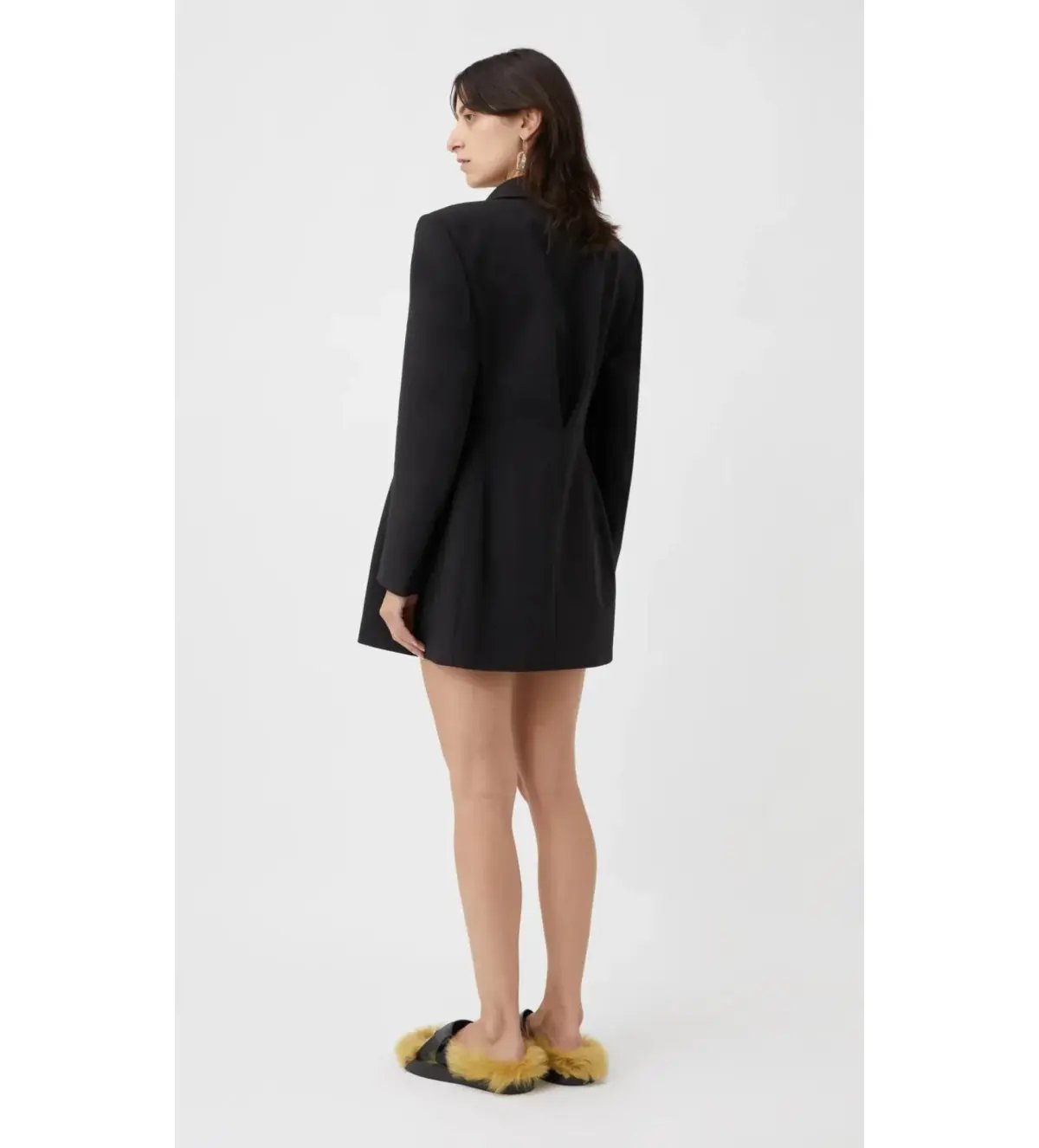 Camilla and Marc Claud Blazer Mini Dress Black Size 6/XS photo 2