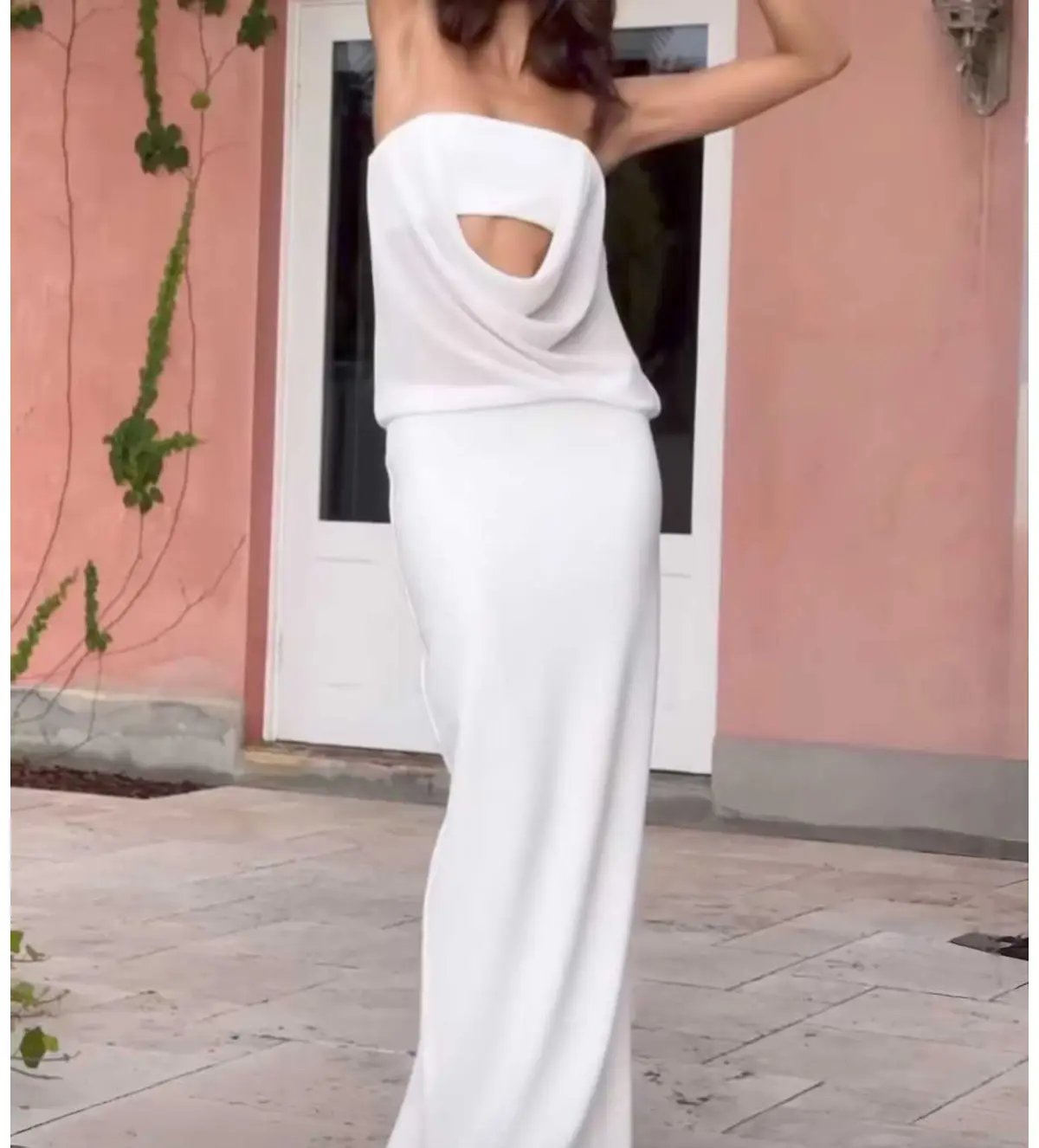 Natalie Rolt Tayte Maxi Dress White Size 1 AU 8 photo 3