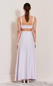 Bec and Bridge Kiss Me Cut Out Lilac Dress Size 6 photo 3