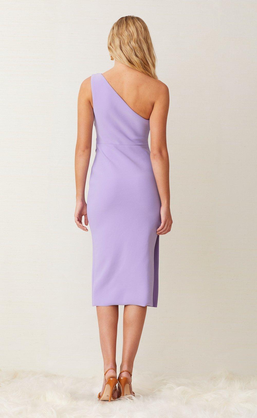 Bec and Bridge Gemma Asym Midi Dress Violet Size 6 photo 5