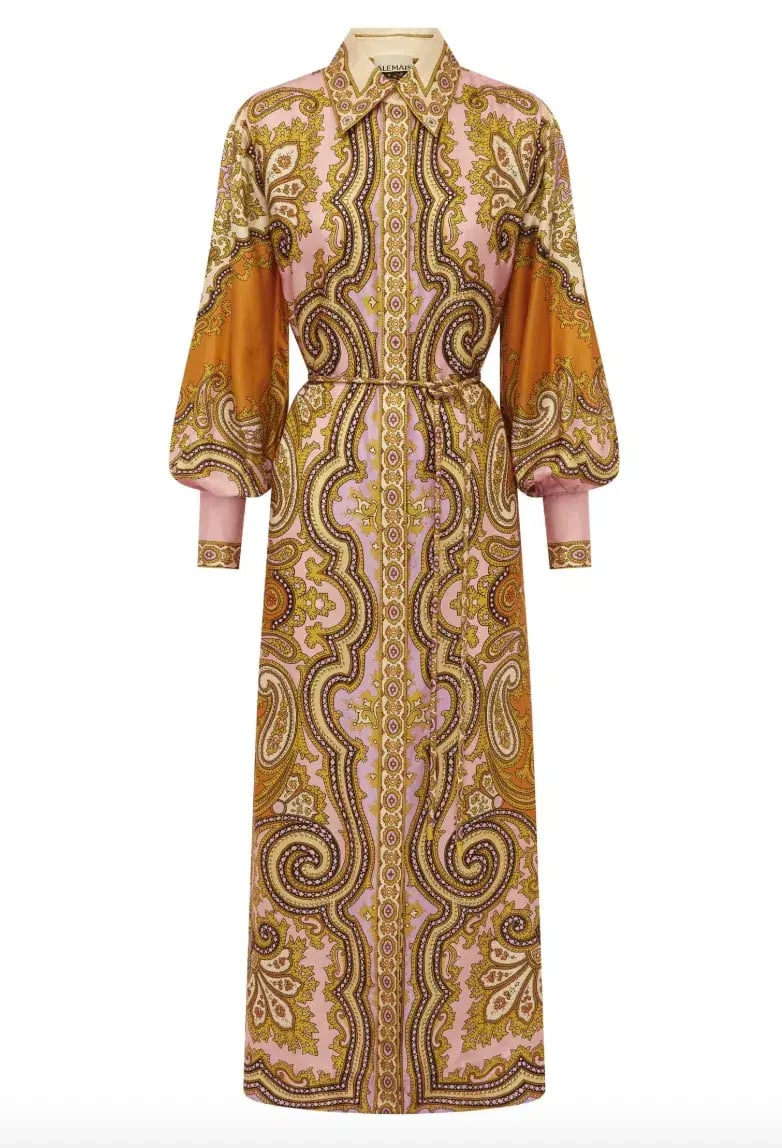 Alemais Clemenza Silk Shirtdress Size 14 photo 6