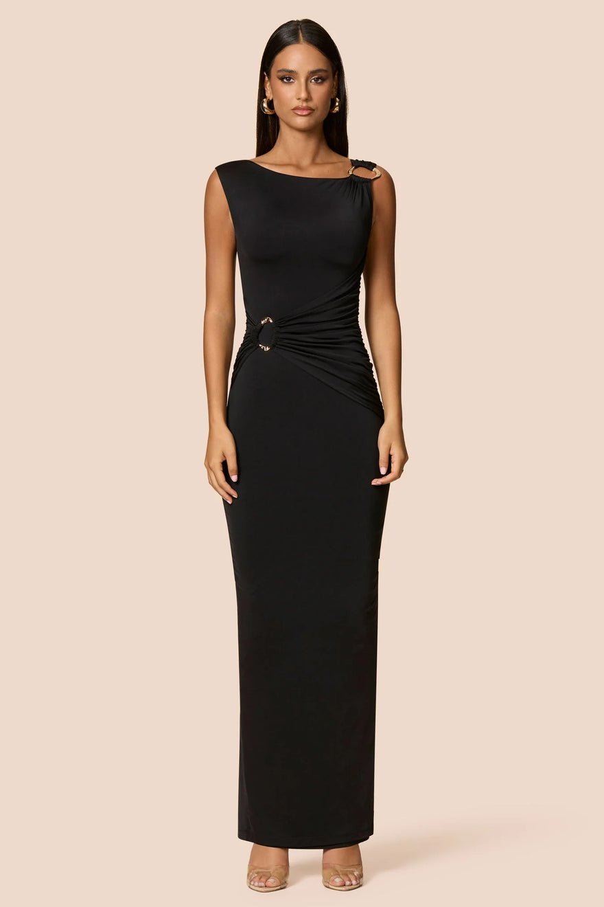 Nookie Kaia Maxi Dress - Black photo 3