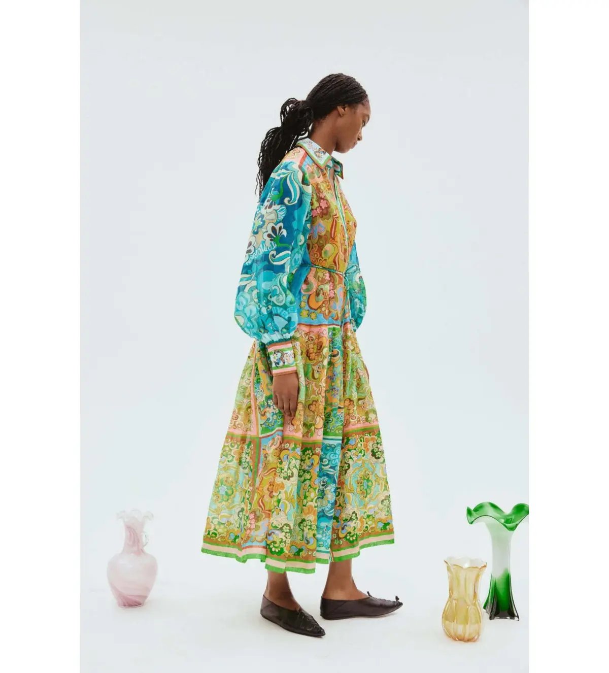 Alemais Dreamer Shirtdress Multi Size 16 photo 4