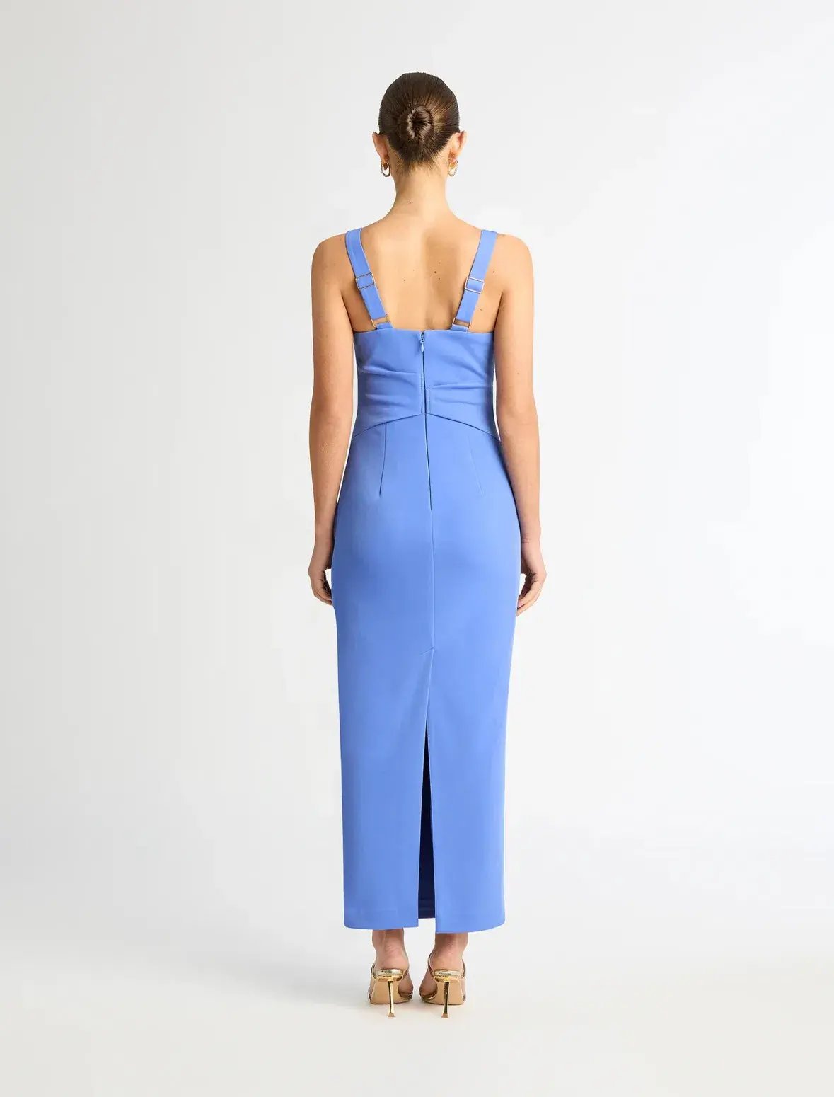 Sheike Modern Love Maxi Dress Cornflower Blue Size 8 photo 3