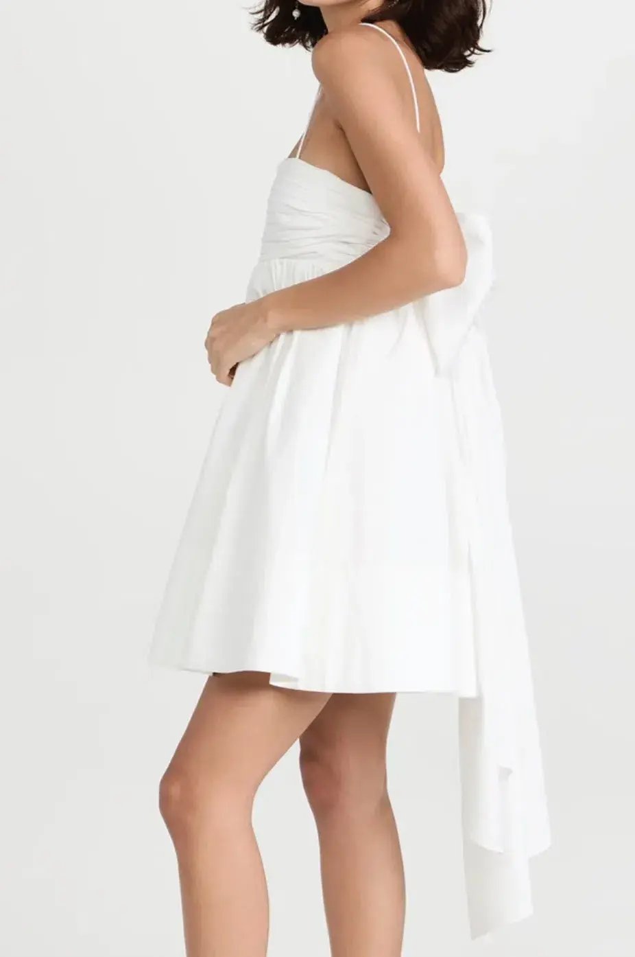 Aje Cantina Bow Back Mini White Size AU 8 photo 3