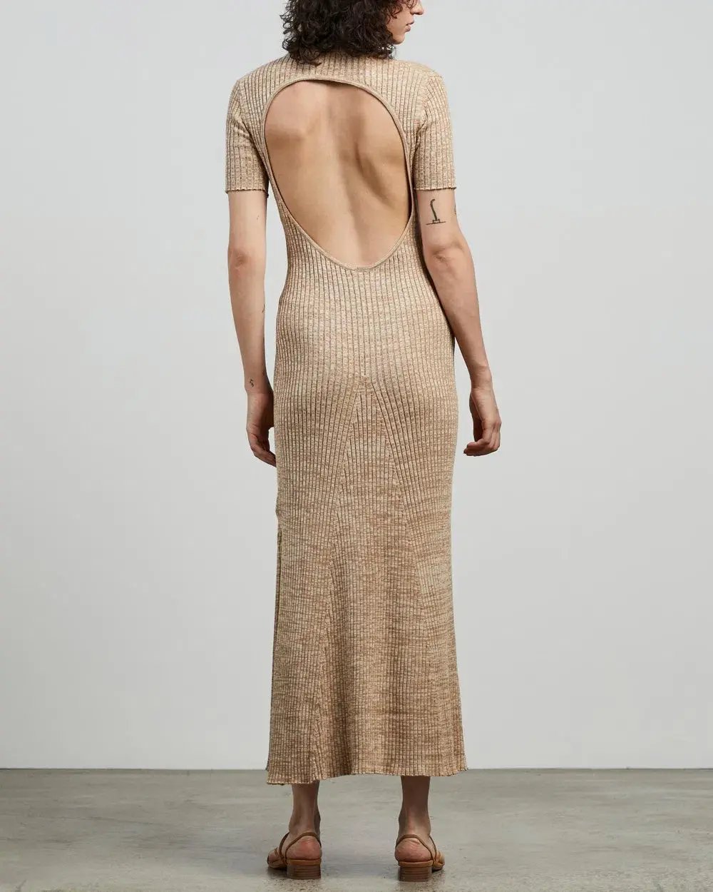 Anna Quan Sasha Dress Beige Size 10 photo 3