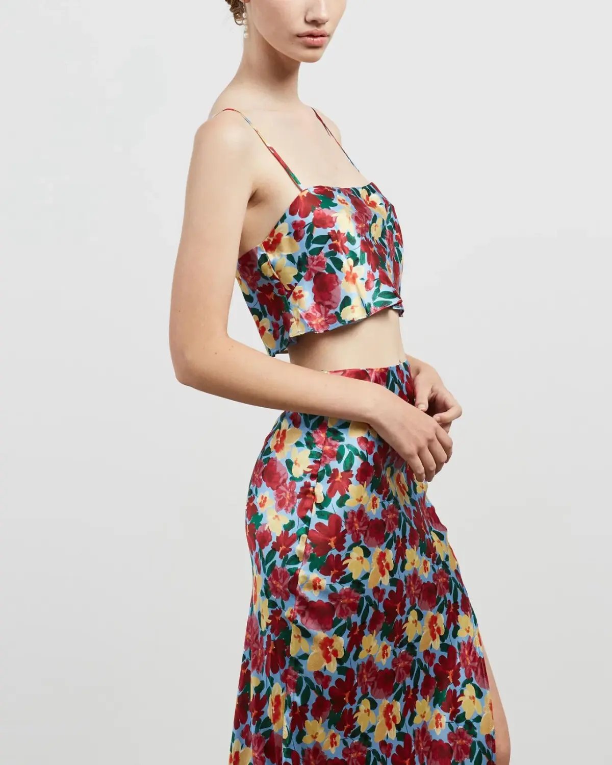 Bec & Bridge Lucette Cami and Skirt Floral Size AU 14 photo 4
