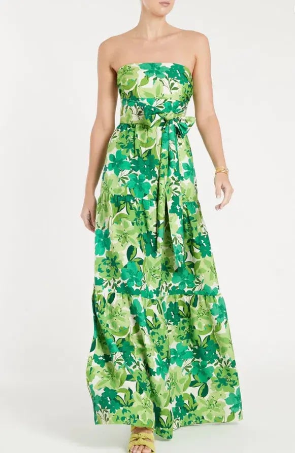 Rebecca Vallance Marguerita Maxi Dress Green Size 14 photo 2