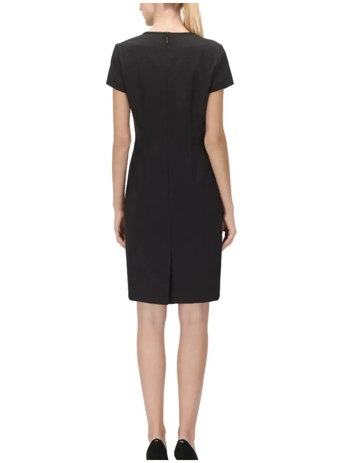 Hugo Boss Sheath Dress Black Size 6 photo 2