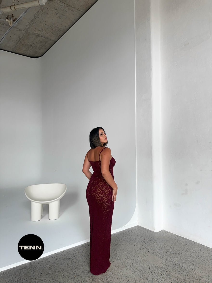 Arcina Ori Margot Dress - Wine photo 3