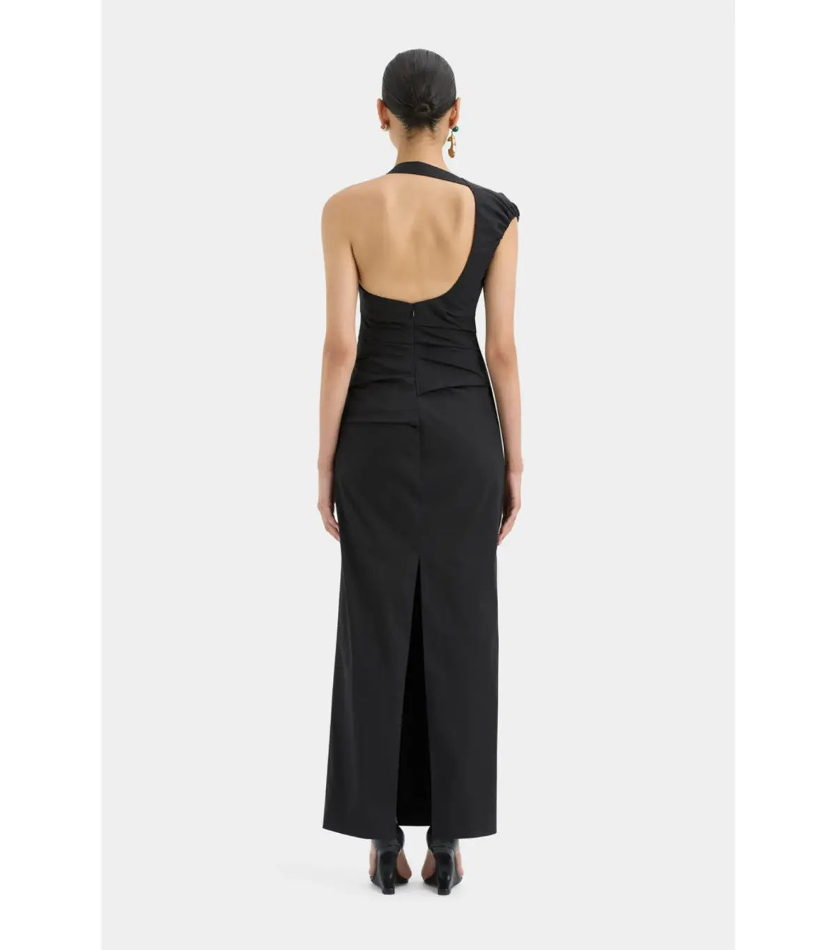 Sir the Label Giacomo Gathered Gown Black Size AU 6 photo 3