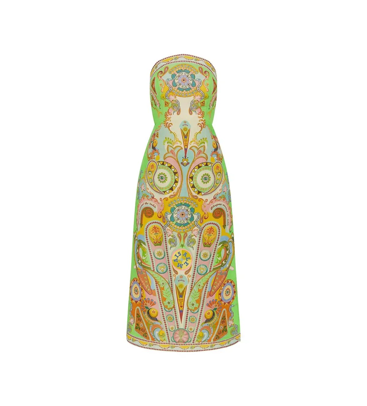 Alemais Pinball Bodice Midi Dress Multi Size 12 photo 3