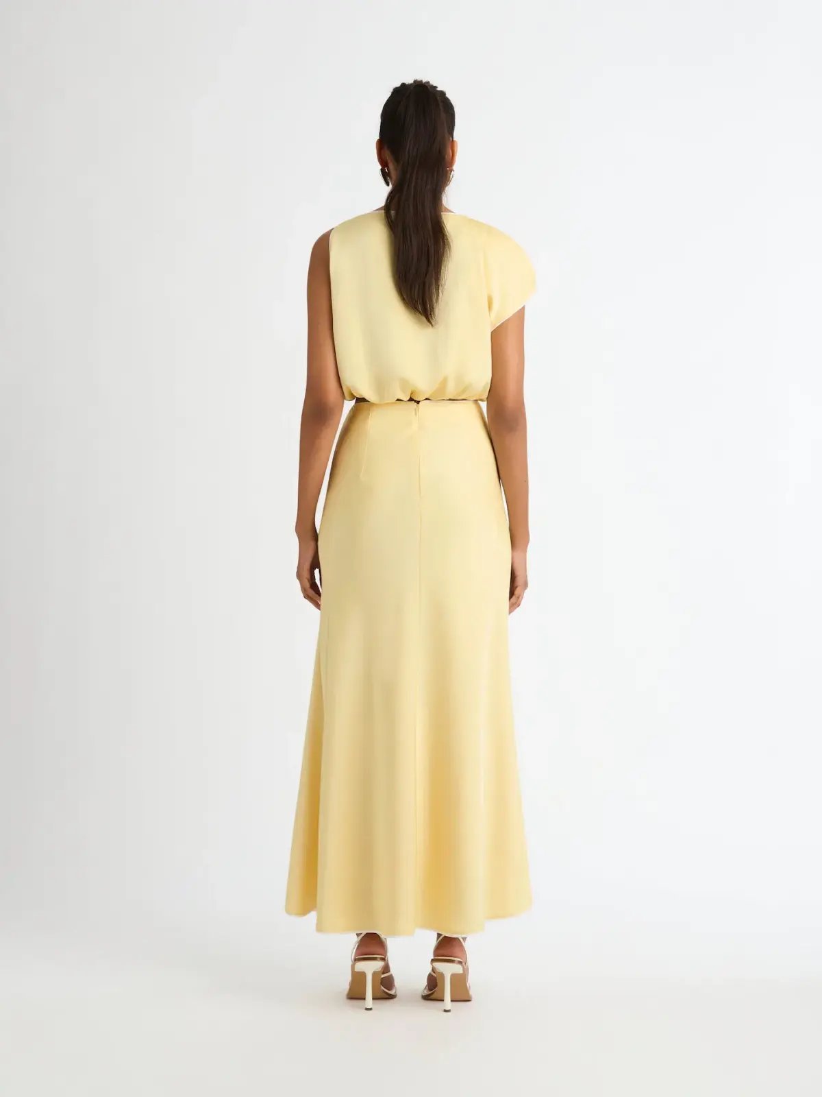 Sheike Milani Top & Skirt Set Lemon Yellow Size L / AU 12 photo 3