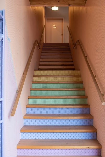 Colourful office or maker space photo 2
