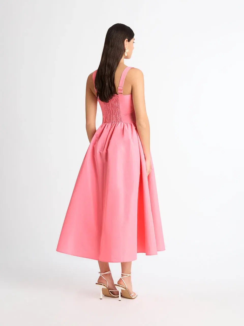 Sheike Jackie Midi Dress Pink Size 6 photo 3
